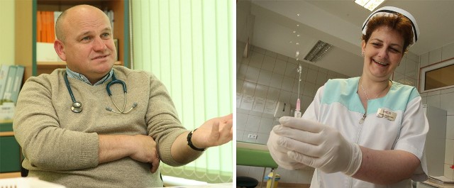 Lekarz Krzysztof Sirant i pielęgniarka Wioletta Rządkowska