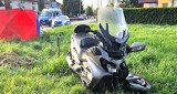 Śmiertelny wypadek w Kętach. Zginął motocyklista. Tragedia na skrzyżowaniu ulic Staszica i Łokietka. Wezwano też helikopter LPR