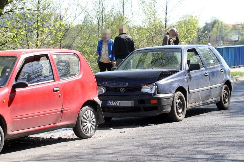 Wypadek na Okulickiego, Wrocław, 21.04.2016