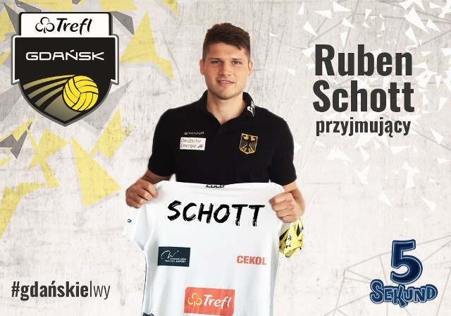 Ruben Schott został nowym przyjmującym Trefla Gdańsk