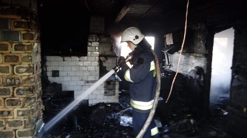 Tragiczny pożar domu w miejscowości Orzeszkowo. Wybuch gazu...