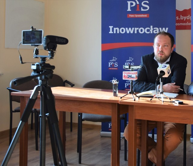 Gustaw Nowicki, nowy pełnomocnik Komitetu Miejskiego PiS w Inowrocławiu