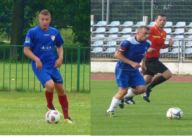 Łukasz Wiśniewski (z lewej) i Marcin Chyła należeli w poprzednim sezonie do najlepszych strzelców Bałtyku. W sobotę zagrają po przeciwnych stronach barykady. Od nowego sezonu pierwszy z wymienionych strzela bramki dla Gwardii.