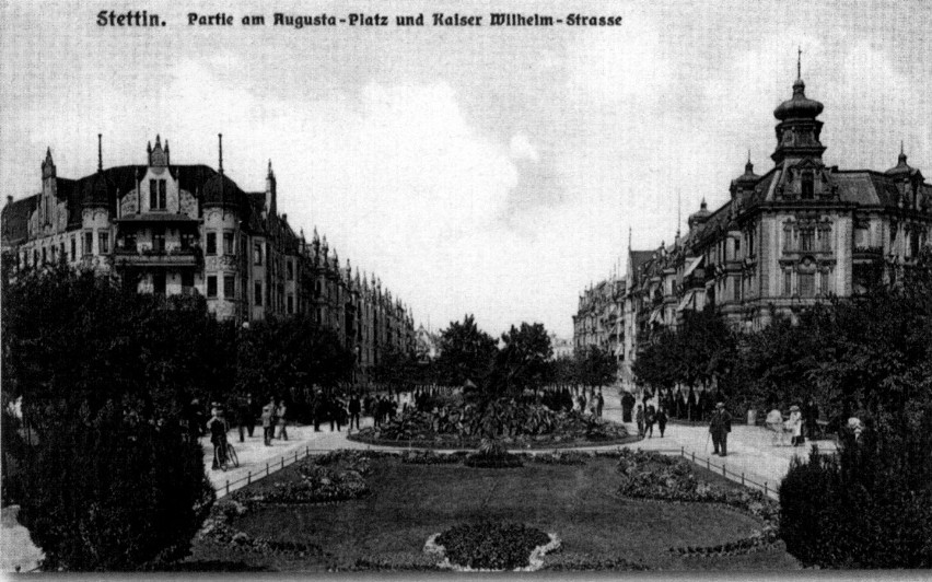 Augustaplatz - widok w kierunku Kaiser-Wilhelm-Platz, czyli...