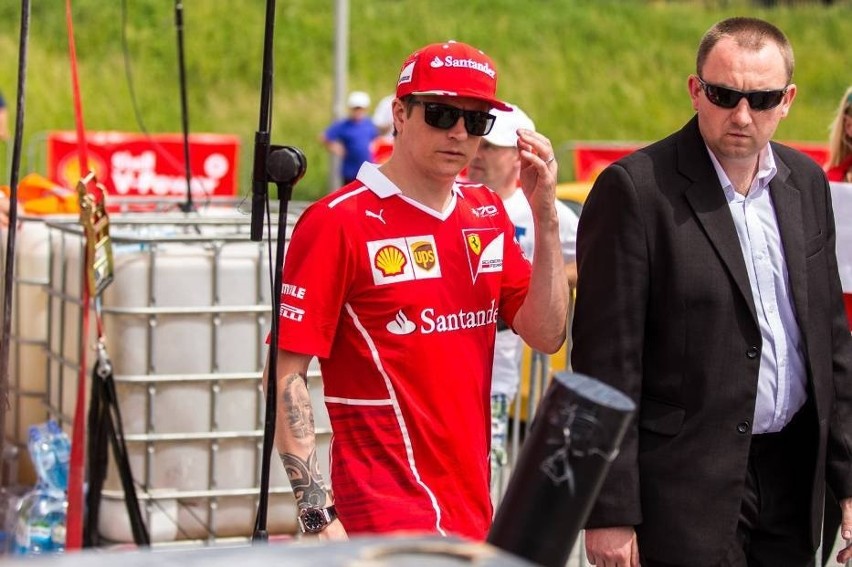 Kimi Raikkonen, mistrz świata Formuły 1 przyjechał do...