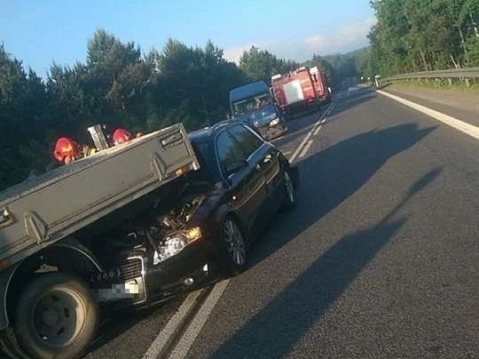 W wyniku wypadku do szpitala na obserwację przewieziono...