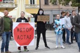 Nie chcą ograniczenia wolności w internecie. Skromny protest przeciwko ACTA2 w Kielcach