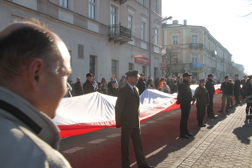 Święto Niepodległości w Kielcach. Uroczystości pod pomnikiem Marszałka Piłsudskiego [WIDEO, zdjęcia]