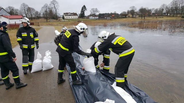 Strażacy działają w Sępólnie Wielkim