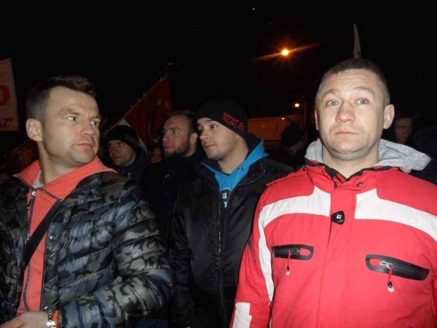 Strajk na Śląsku: Marsz protestacyjny w Bytomiu