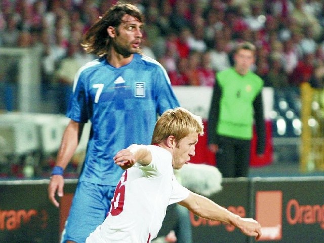 Wostatnim meczu z Grekami, do którego doszło we wrześniu 2009 roku, Polska wygrała w Bydgoszczy 2:0, a jedną z czołowych postaci był Jakub Błaszczykowski (przy piłce).  Dziś w Pireusie o triumf będzie bardzo ciężko.