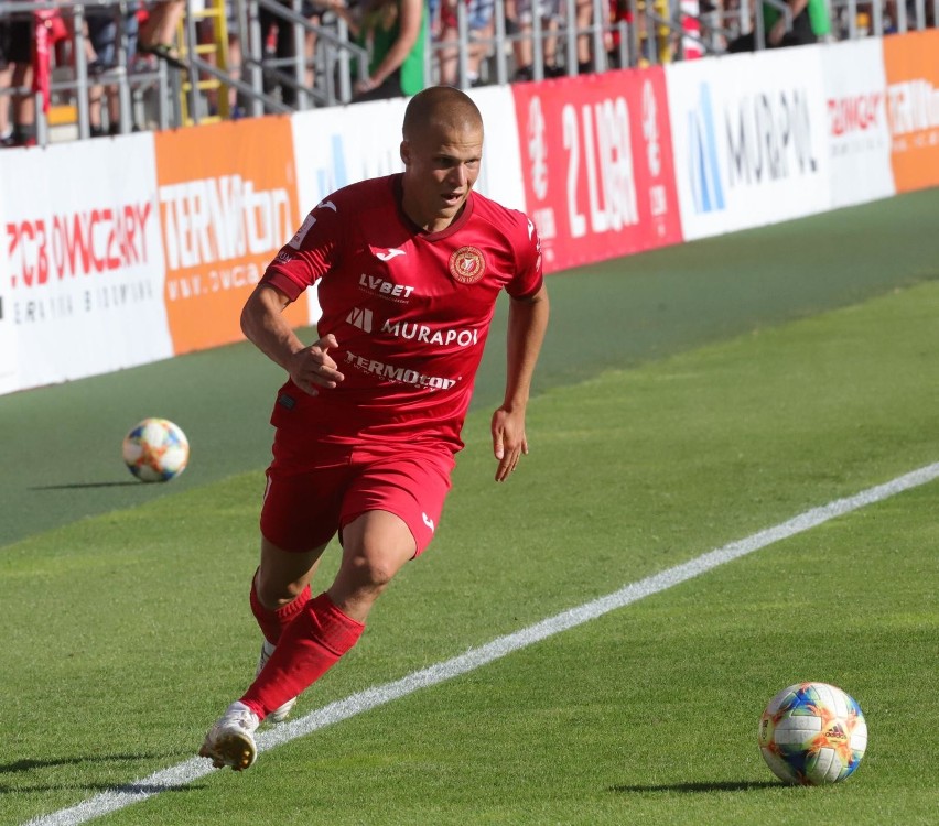 Lodz 25-07-2020 stadion rts widzew mecz o awans o wejscie do...