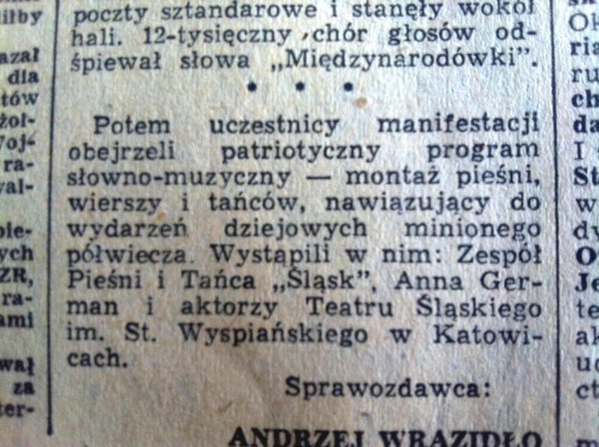 Dziennik Zachodni z 9 maja 1971 r.