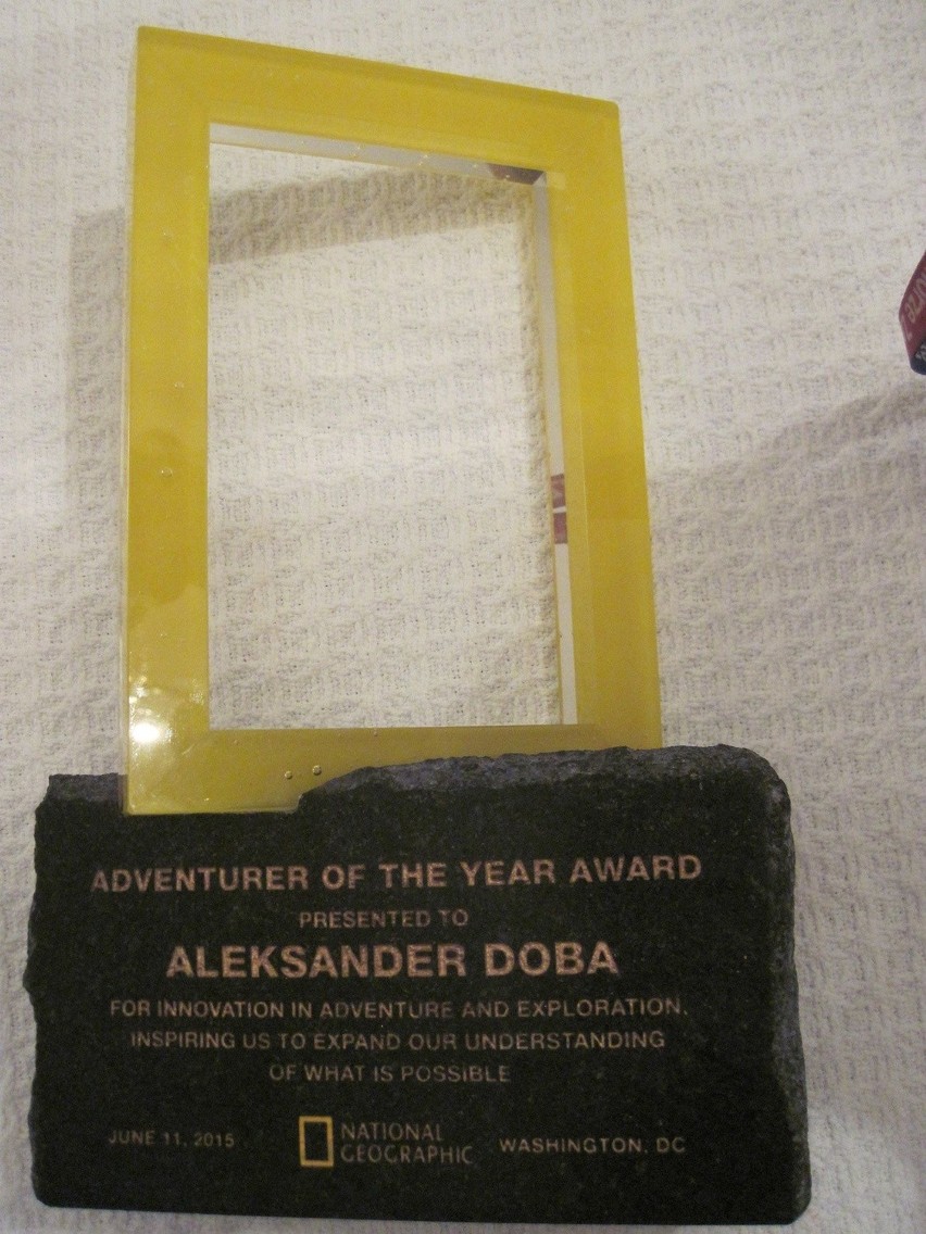Aleksander Doba odebrał nagrodę Podróżnika Roku magazynu National Geographic [zdjęcia]