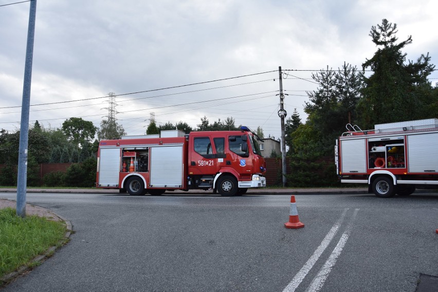 Wypadek na Gliwickiej w Rybniku - Wielopolu. Droga...