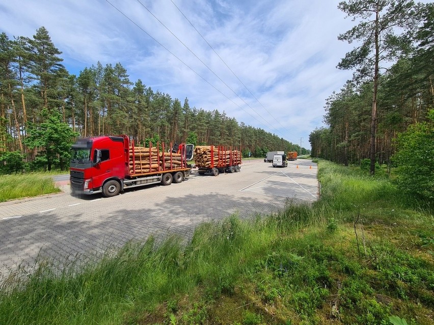 Ciężarówki z drewnem zatrzymane przez opolskich...