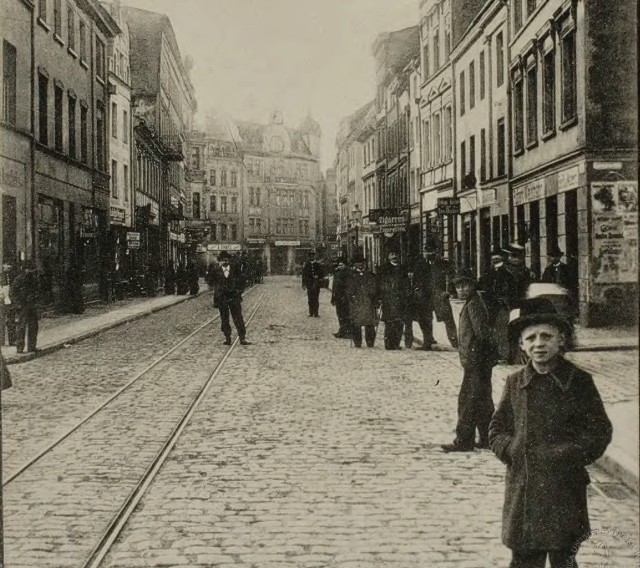 Tak na początku XX wieku wyglądała ulica Elżbiety, czyli dziś Królowej Jadwigi.