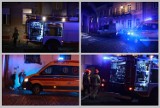 Ewakuacja 25 osób, w tym 7 dzieci we Włocławku. Pożar w budynku przy ulicy Łęgskiej [zdjęcia]