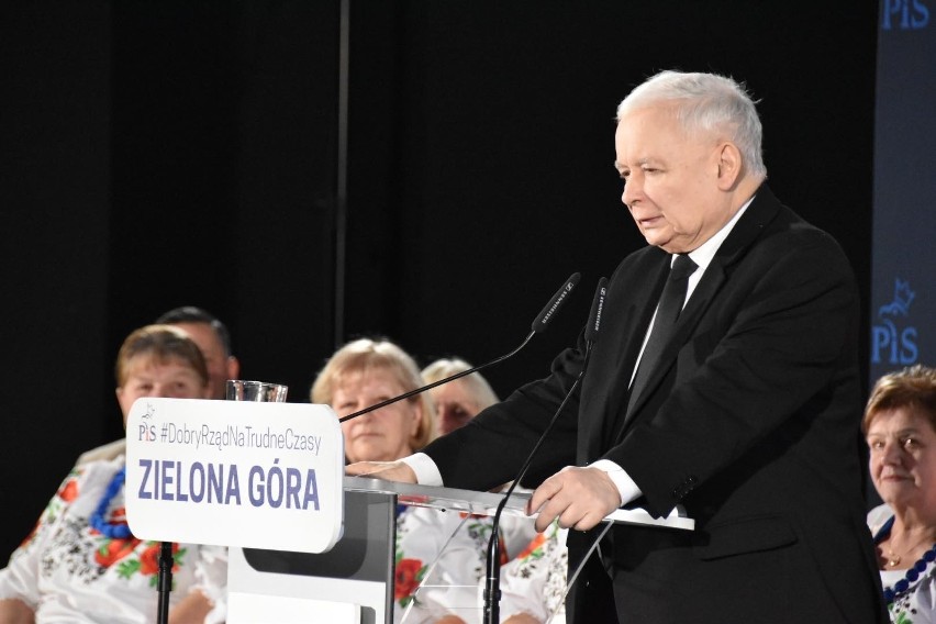 Lider PiS Jarosław Kaczyński spotkał się z mieszkańcami...