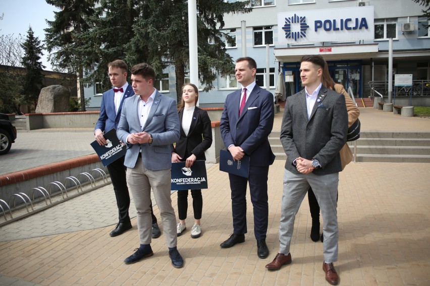 Konferencja prasowa działaczy Konfederacji w sprawie działań...