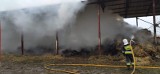 Pożar słomy w miejscowości Mierzyn. Kilka zastępów w akcji [ZDJĘCIA]