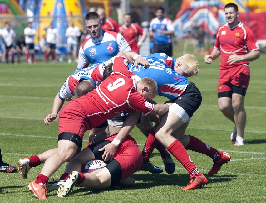 Rugby: Budowlani Lublin przegrali ze Skrą Warszawa (ZDJĘCIA)