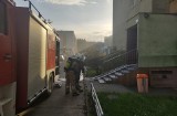 Pożar bloku w Czerwieńsku pod Zieloną Górą. Ewakuowano 40 mieszkańców
