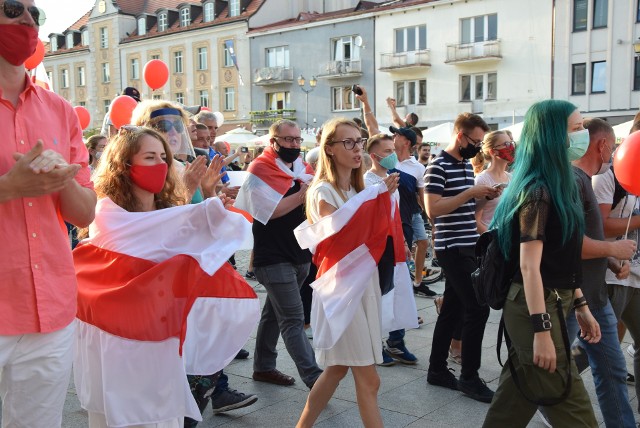 Ponad tysiąc osób wzięło udział w Marszu Solidarności z Białorusią, który przeszedł ulicami Białegostoku
