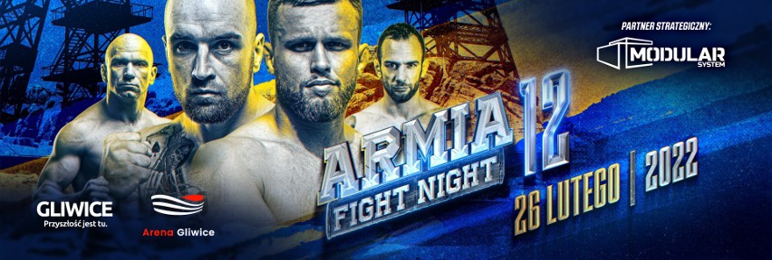 Gala Armia Fight Night z ty mi zawodnikami zapowiada się...