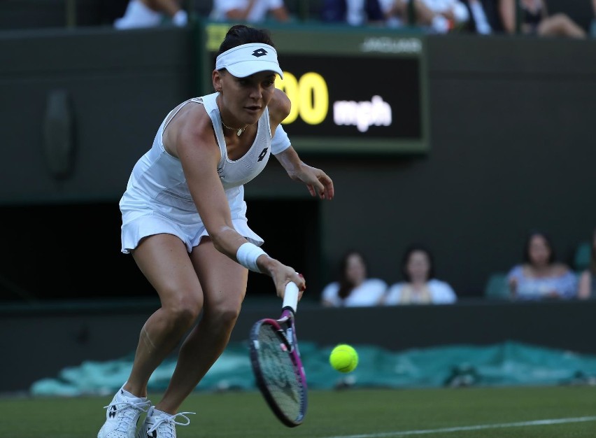 Agnieszka Radwańska na kortach Wimbledonu