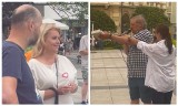 Emocje na spotkaniu wyborczym KO w Bielsku-Białej. Rajmund Pollak mówił jak było "za komuny" i o "łapówkarzu ze Szczecina"