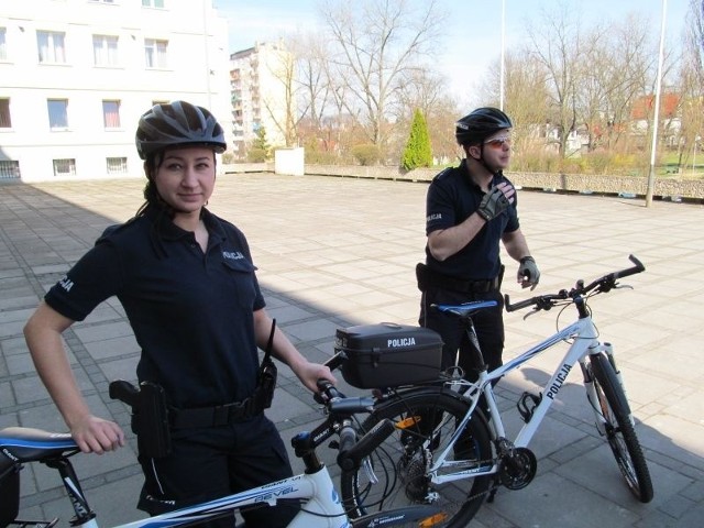 Zielonogórscy policjanci rozpoczęli sezon rowerowy.