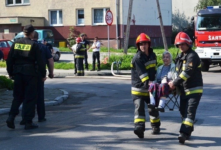 Wyciek gazu Bielsko-Biała, ewakuacja Bielsko-Biała