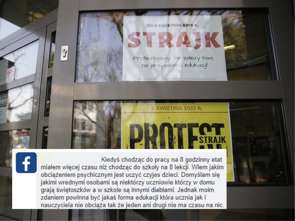 Strajk nauczycieli 2019. Internauci komentują największy strajk nauczycieli  w historii [08.04.2019] | Kurier Poranny