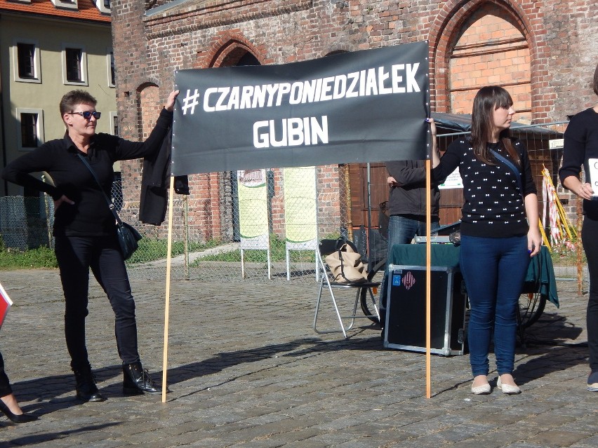 Czarny Poniedziałek w Gubinie, protest kobiet w...
