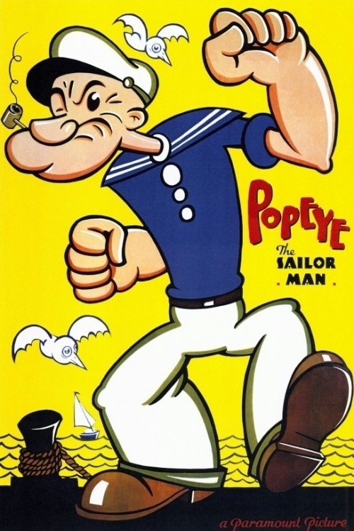 Popeye czy też Papaj jest bohaterem komiksu oraz postacią z...