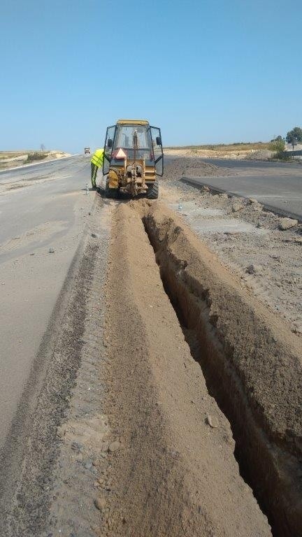 W naszym regionie trwają prace przy budowie drogi...