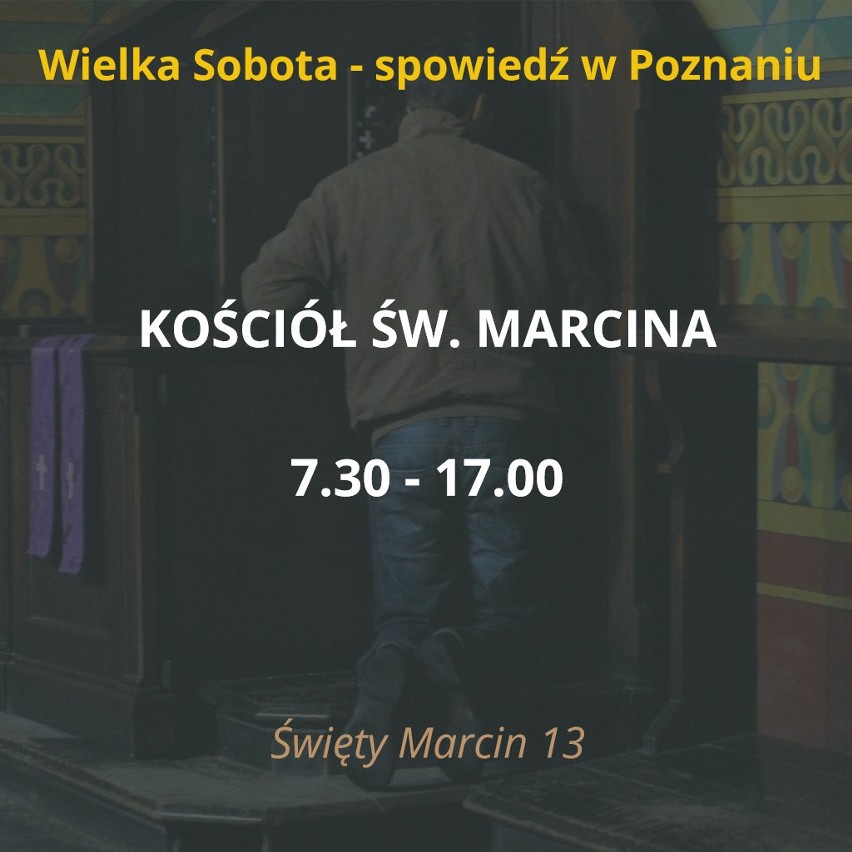 Wielka Sobota to ostatni dzień, w którym w poznańskich...