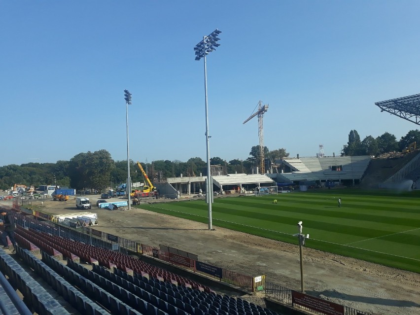 Stadion Pogoni - stan 12 września 2020.