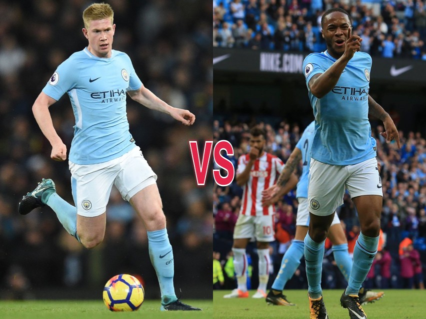 KEVIN DE BRUYNE - RAHEEM STERLING (Manchester City)...