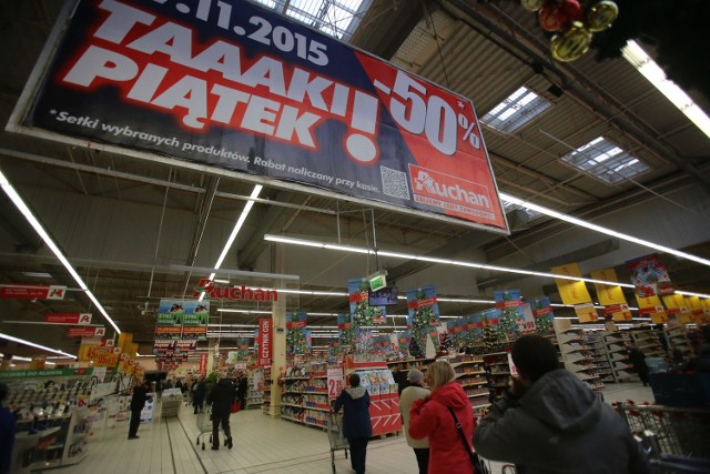 Black Friday: W Auchan w Chorzowie rozpoczęły się świąteczne wyprzedaże