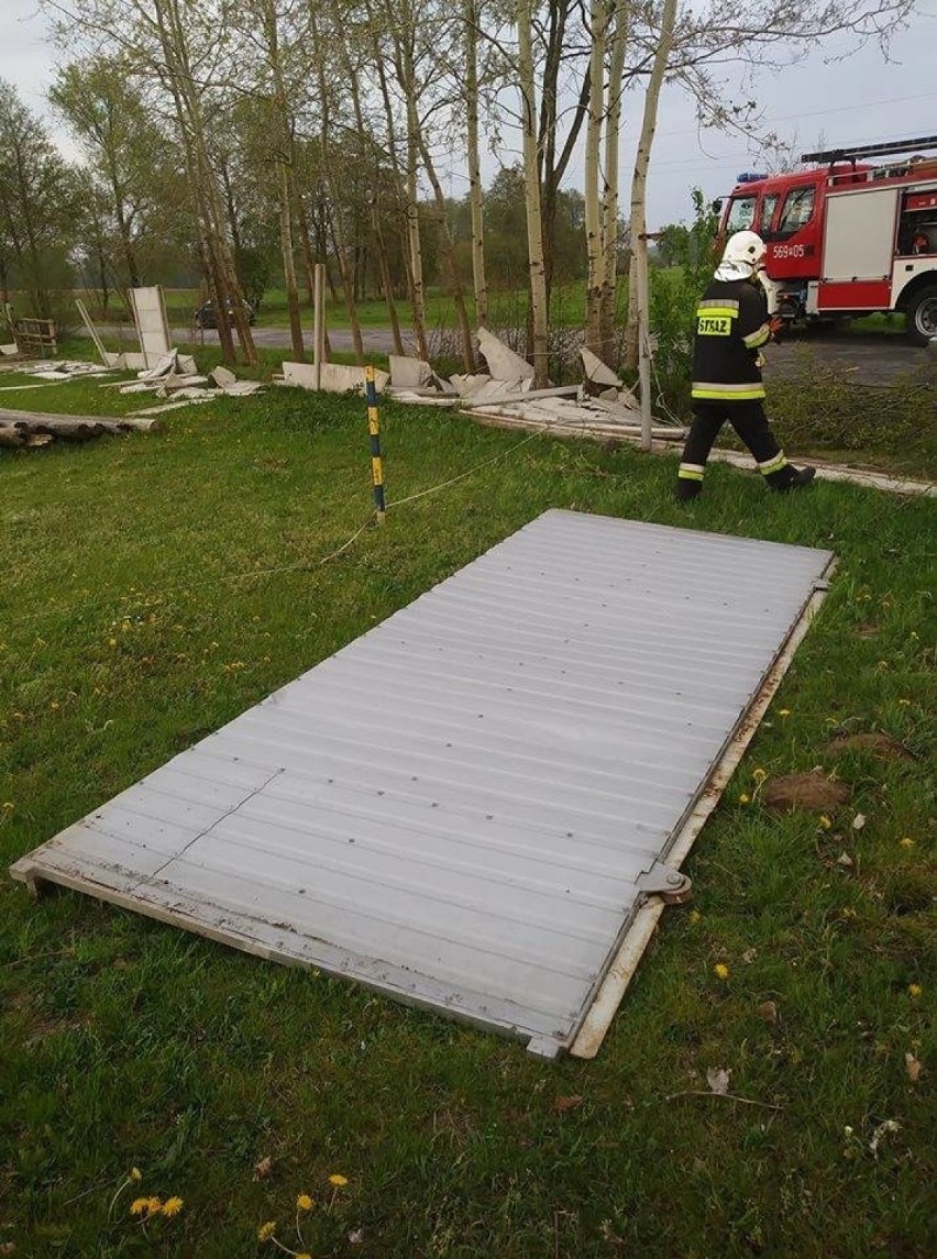 Trąba powietrzna w Wielkopolsce! Najbardziej ucierpiały okolice Pleszewa [ZDJĘCIA, WIDEO]