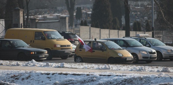 Protest kierowców w Łodzi i na autostradzie A2. Protestują przeciwko cenom paliwa [zdjęcia]