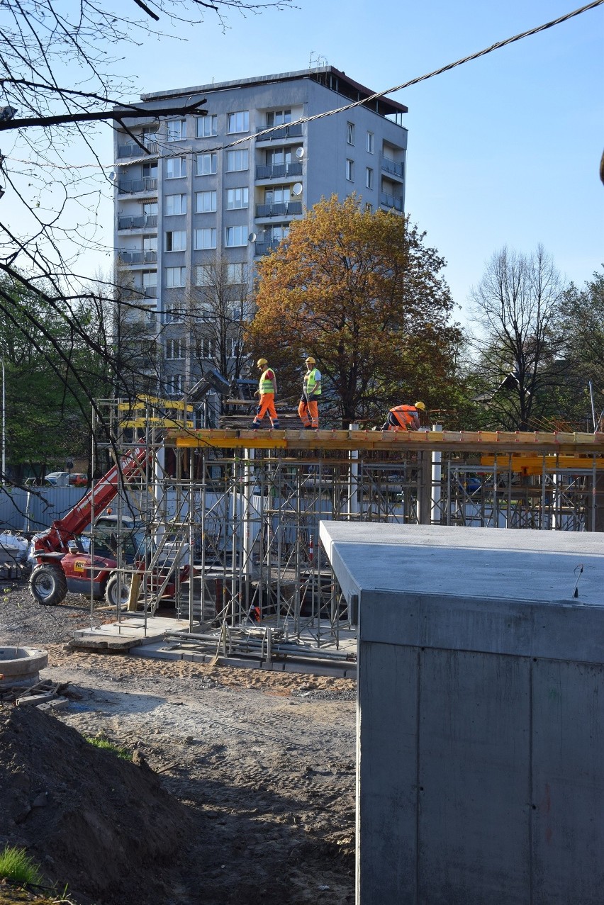 Budowa centrum przesiadkowego Ligota w Katowicach