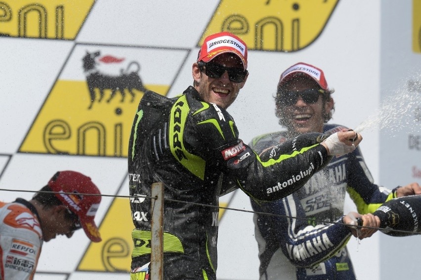 Crutchlow i Rossi na podium Fot: Yamaha