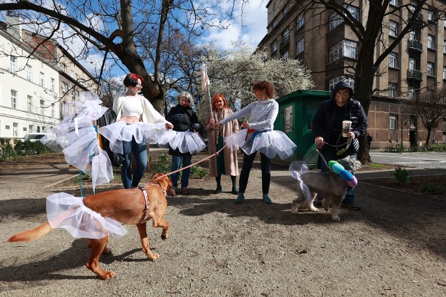 Protest pod rosyjskim konsulatem w Krakowie.