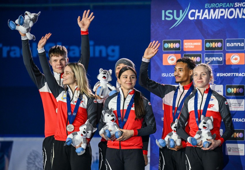 Polscy medaliści mistrzostw Europy w short tracku