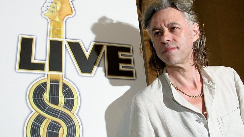 Na zdjęciu znany muzyk i działacz charytatywny Bob Geldof