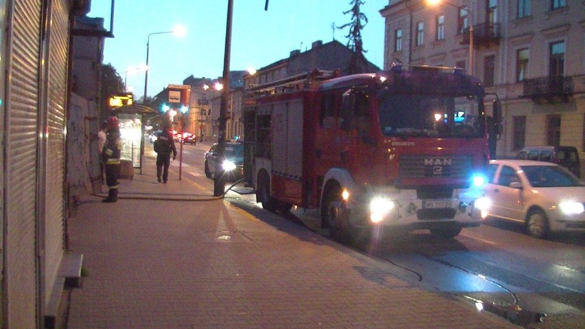 Pożar przy ulicy Słowackiego na terenie dawnego Zespołu...