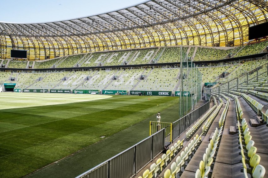 27.05.2020 gdansk.  stadion energa gdansk. trwaja...